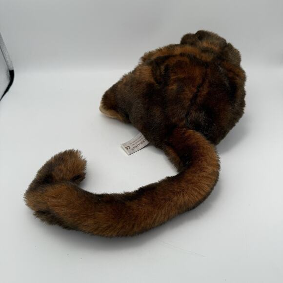 Folkmanis Small Monkey Full Body Puppet Plush Brown Chimp Long Tail No Tag - Picture 4 of 6